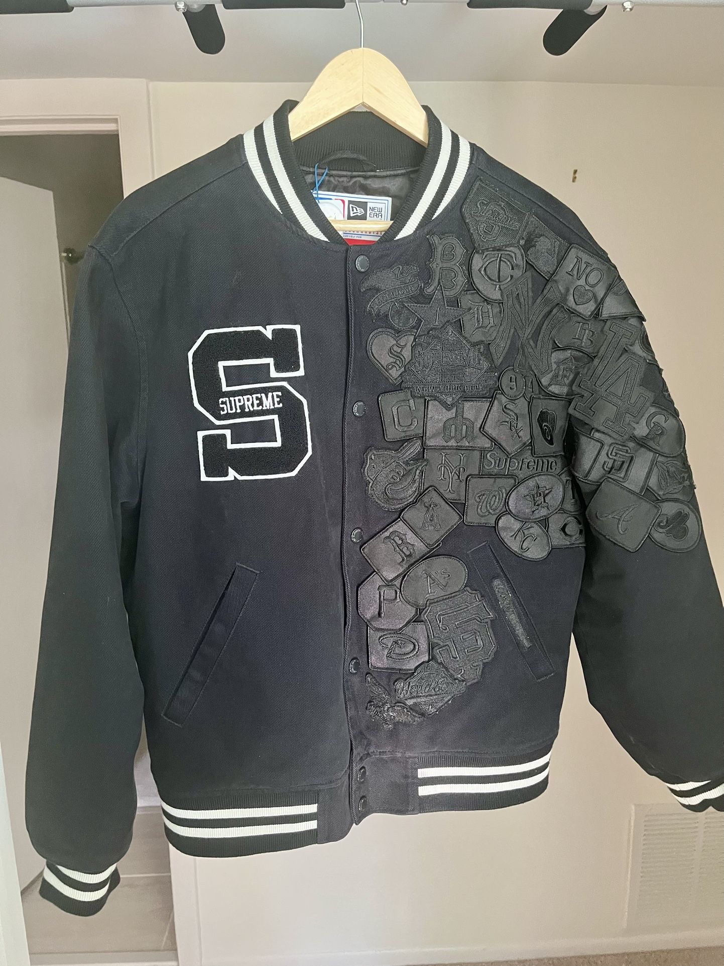 Supreme x New Era x MLB Varsity Jacket