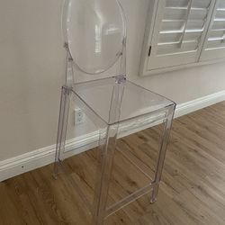 Clear Acrylic Bar Stool 