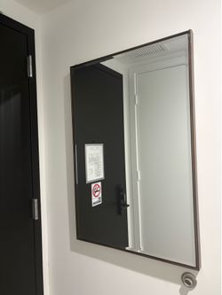 Decorative rectangle mirror and over the door body mirror