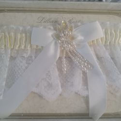 New White Lace Ladies Garter-$15 Firm,No Holds Or Spam