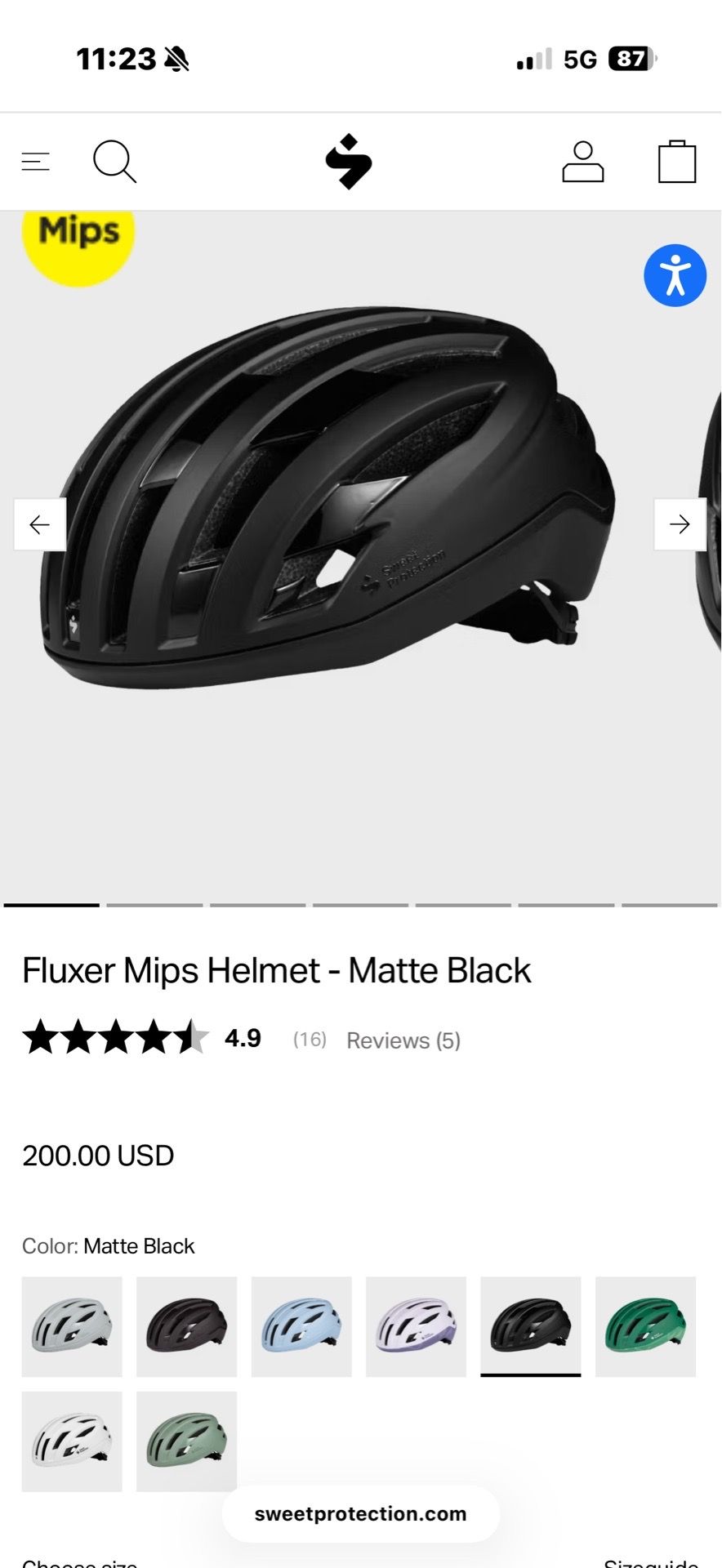 Brand New Sweet Protection Fluxer MIPS Helmet M/L