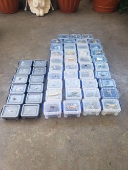 Small storage containers with lids  - see details below