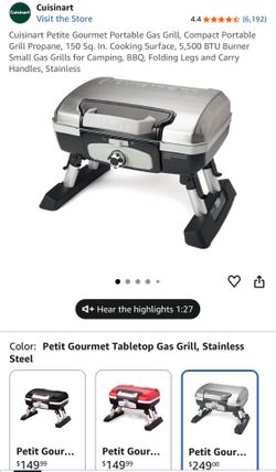 New Cuisinart Petite Gourmet Portable Gas Grill