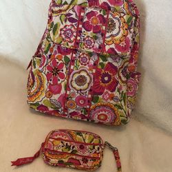 Vera Bradly Backpack New, Never Used
