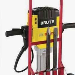 Bosch BRUTE Electric Jackhammer / Breaker Hammer + Heavy-Duty Cart + Chisels