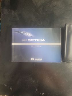 2012 Kia Optima owners manual