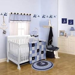 🛑AVAILABLE 🛑 Baby Boys Nautica Crib bedding Set 