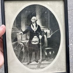 Portrait of Washington As a Mason DATE1(contact info removed) MEDIUMEngraving on paper