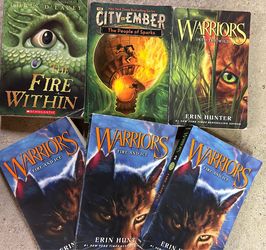 Warriors and City of Ember books bundle
