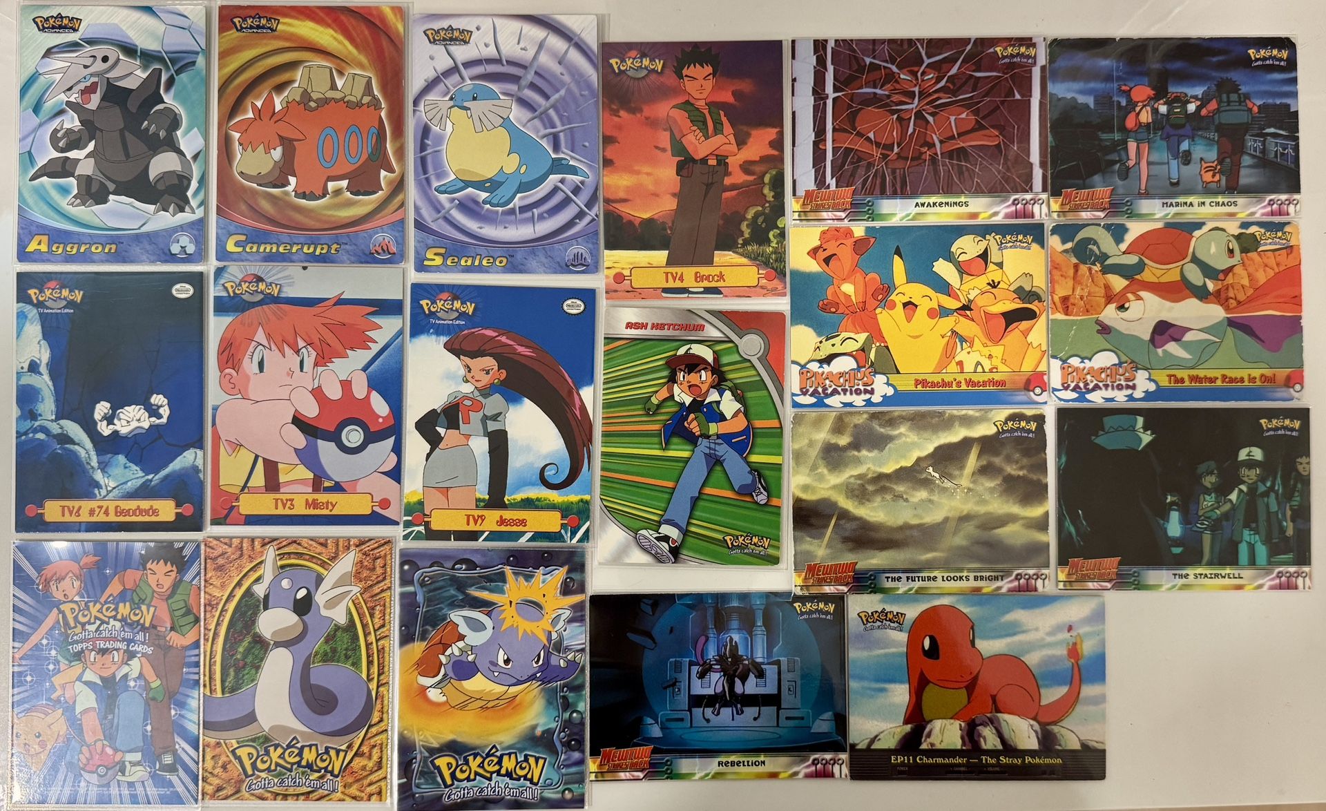 Topps Pokemon Tv 1999 Lot