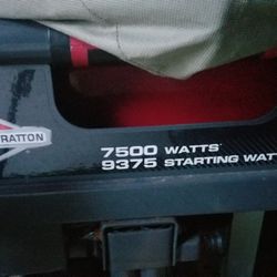 Briggs & Stratton 7500 Watt 9375 Starting Watt Generator Like New