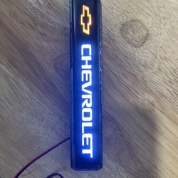 For Chevrolet Logo LED Light Car Front Grille Badge Illuminated Decal Sticker