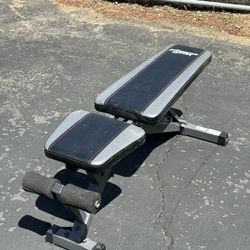 Adjustable Bench By Fitness Gear With Leg Extension