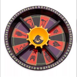 New the Nightmare before Christmas Oogie Boogie Roulette  spinning Serving Dish