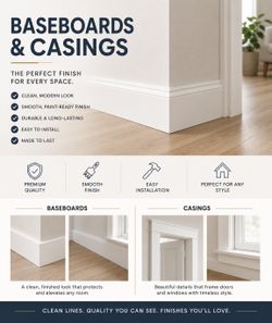 0.79 cents Baseboards