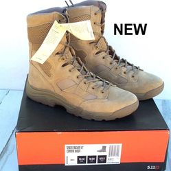 New 5.11 DESERT TACTICAL BOOTS COYOTE TAN BRAND NEW with TAGS SIZE 13