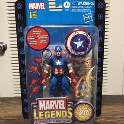 Marvel Legends Retro Classic 20th Anniversary Series Captain America 