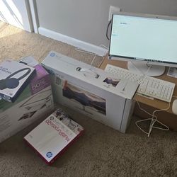 HP ALL IN ONE WITH MONITOR AMD PRINTER