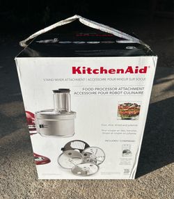 KitchenAid ExactSlice Food Processor With Dicing Kit Attachment RR-KSM2FPA New In Box