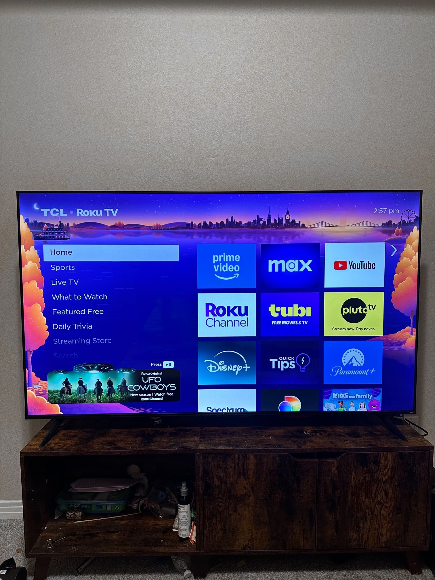 TCL 65” 4K with Firestick