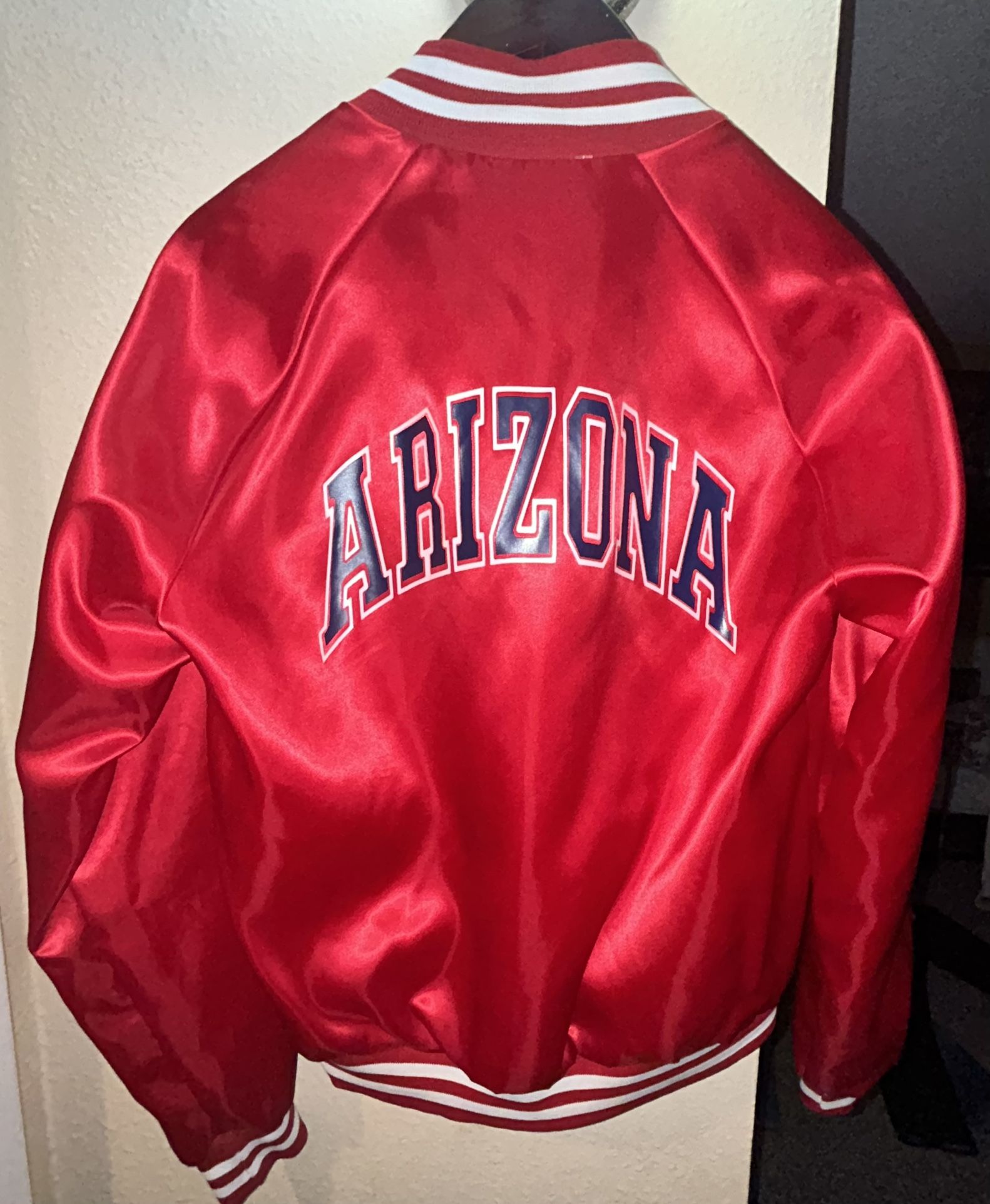 vtg 80s satin bomber arizona wildcats Men’s M