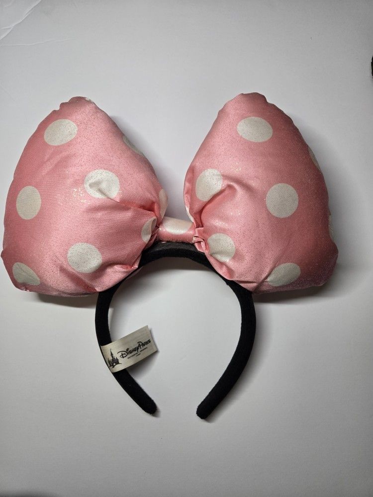 Disney Ears Pink Minnie Mouse Bow