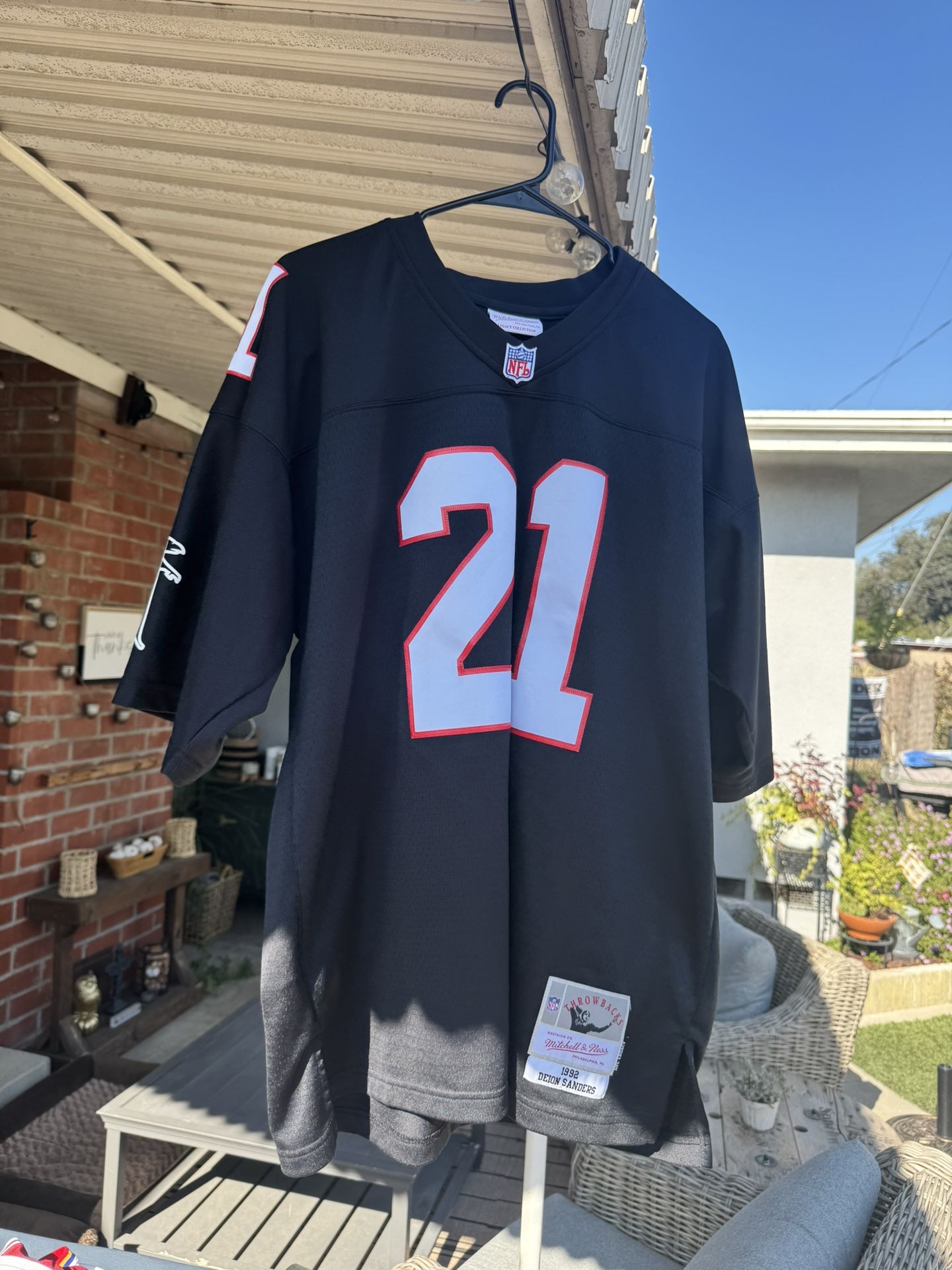 1992 Atlanta Falcons Deion Sanders Jersey