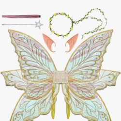 NEW Large Fairy Butterfly Wings w/Accessories