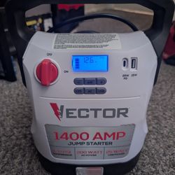 Vector 1400 Amp Jump Starter And Tire Inflator