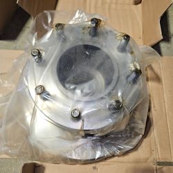 Heavy duty front brake rotor and hub assembly