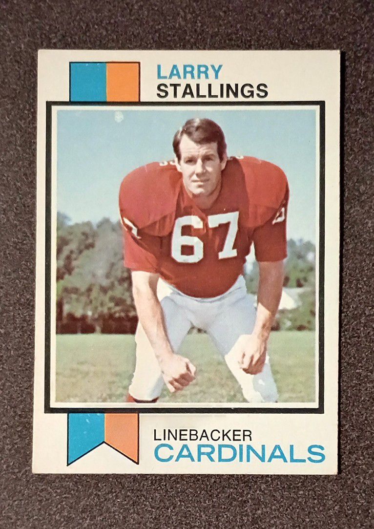 1973 Topps Larry Stallings Saint Louis Cardinals St. #352 Football Card Vintage Collectible Sports NFL