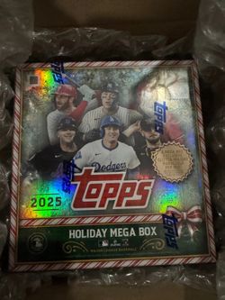 2025 Topps Holiday MLB Mega Box - Factory Sealed