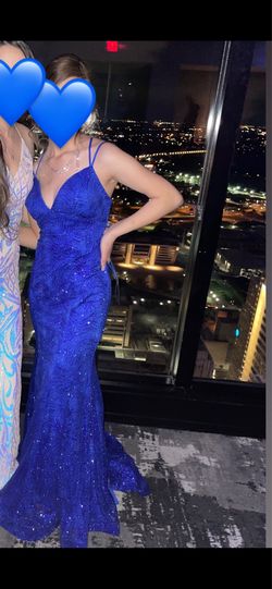 ROYAL BLUE PROM DRESS