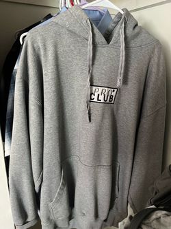 Grey pro club hoodie