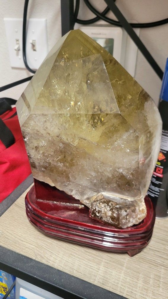 SMOKEY CITRINE OBELISK CRYSTAL