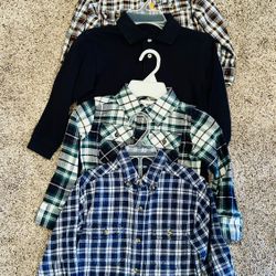 4 Boys shirts (size 4) 