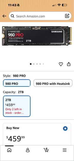 Samsung 980 pro 2TB