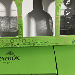 PATRON GLASSES  Set of 2