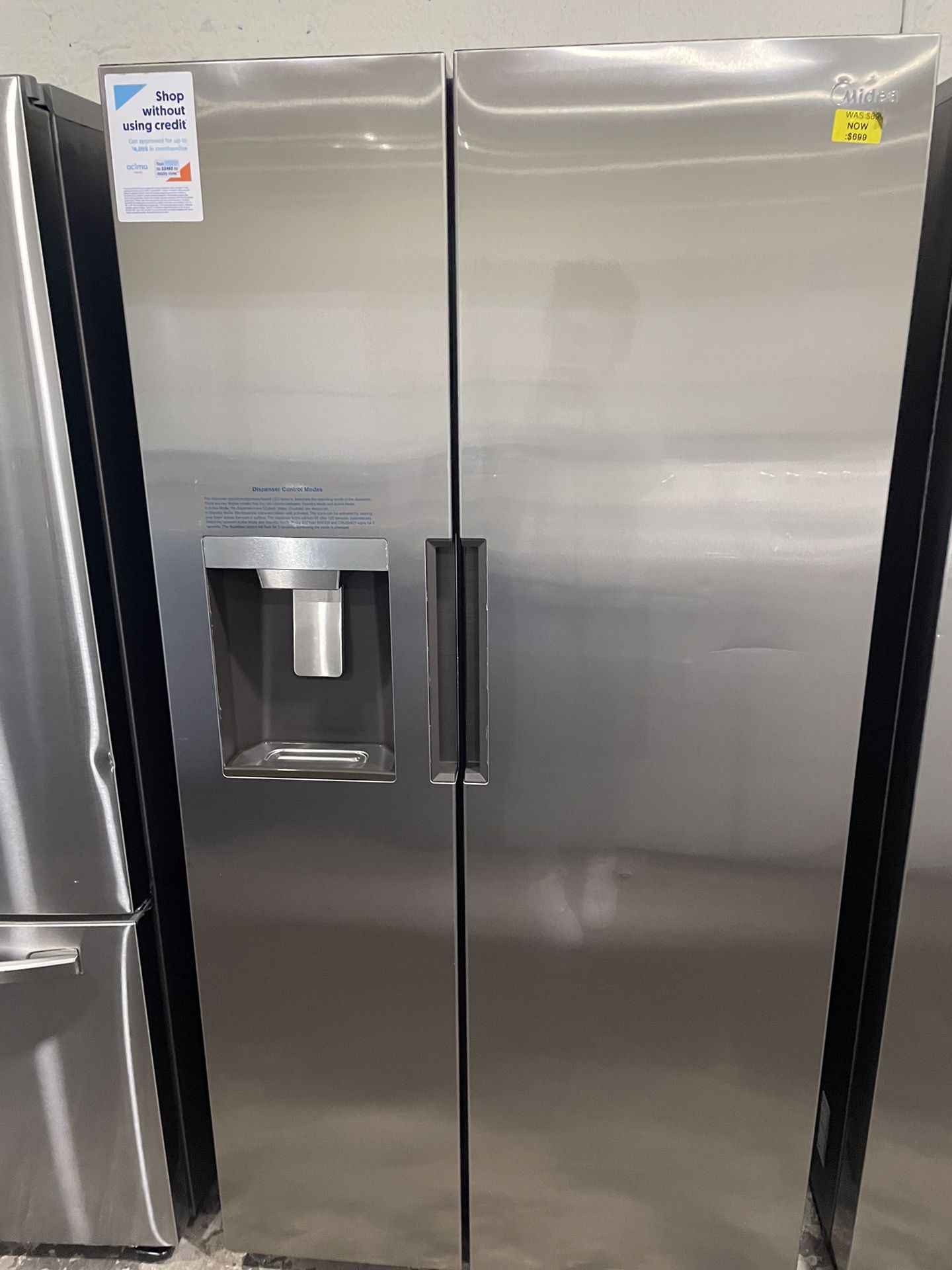 Midea Side By Side Refrigerator 