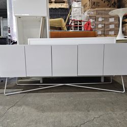 Tv Stand- Modern White TV Stand 
