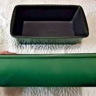 Set of 2 Panini Ombré Green Bread Pans