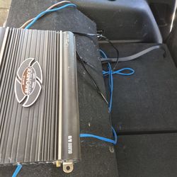 Speaker box 12" inch speakers and amp