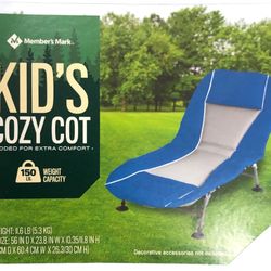 Member's Mark Kids' Cozy Cot & Lounge, Blue