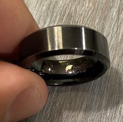 Men’s Wedding Band Tungsten Carbide 8mm NEW