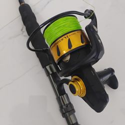 Penn Spinfisher With Carnage Rod