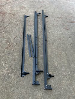 Adjustable metal bed frame
