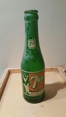 Vintage 7up bottle 1948 Texas