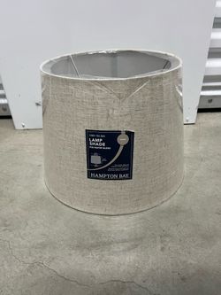 Hampton Bay 14” Lampshade POLYESTER BLEND table lamp
