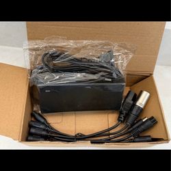 🔌 Multi-Port Power Supply Adapter (12V DC Splitter Set)