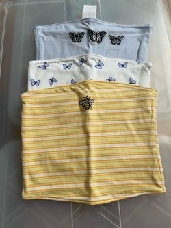 hollister - three reversible tube tops